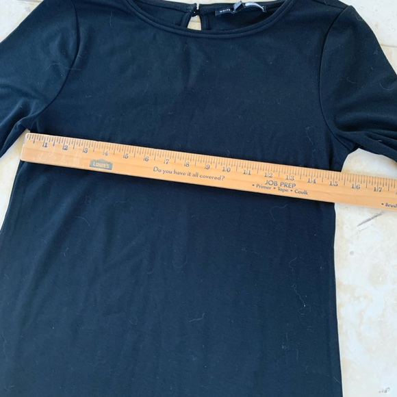 EUC WHBM little black dress all season sz Small keyhole back button. - Picture 9 of 9